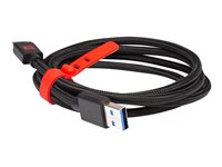 Crosscall - Câble USB - USB (M) pour 24 pin USB-C (M) reversible - USB 2.0 - 1.2 m - noir USBC.BO.NN000