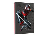 Seagate FireCuda STKL2000419 - Miles Morales Special Edition - disque dur - 2 To - externe (portable) - USB 3.2 Gen 1 - avec 2 ans de Seagate Rescue Data Recovery - pour Sony PlayStation 4, Sony PlayStation 4 Pro, Sony PlayStation 4 Slim, Sony PlayStation 5 STKL2000419