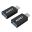 AUKEY Adaptateur USB C, [Lot de 2] Adaptateur USB C vers USB 3.0 pour MacBook Pro 2017/2016, Google Chromebook Pixelbook, Samsung Galaxy S9 S8 S8+ Note8, Google Pixel 2/2XL (Noir) 
