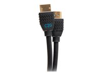 C2G 2ft Performance Ultra High Speed HDMI Cable 2.1 w/ Ethernet - 8K 60Hz - Ultra High Speed - câble HDMI avec Ethernet - HDMI mâle pour HDMI mâle - 60 cm - noir - support 10K, support 8K60Hz (7680 x 4320), support 4K120Hz (4096 x 2160) C2G10452