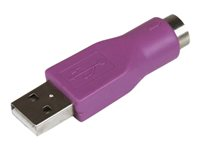 StarTech.com Adaptateur PS/2 vers USB - Adaptateur de rechange pour clavier - PS2 (F) vers USB A (M) - Adaptateur de clavier - PS/2 (F) pour USB (M) GC46MFKEY
